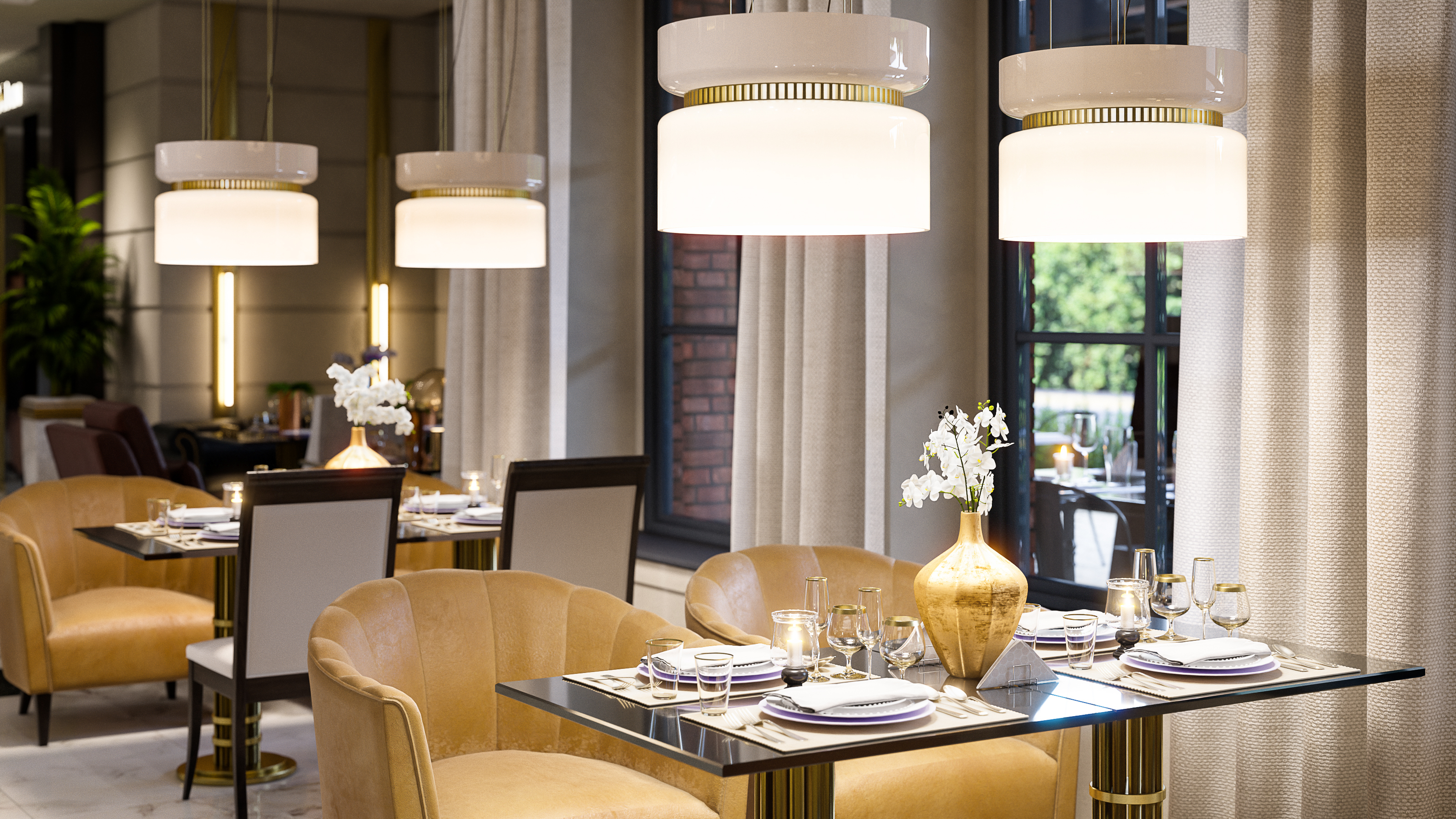 Визуализация для ресторана