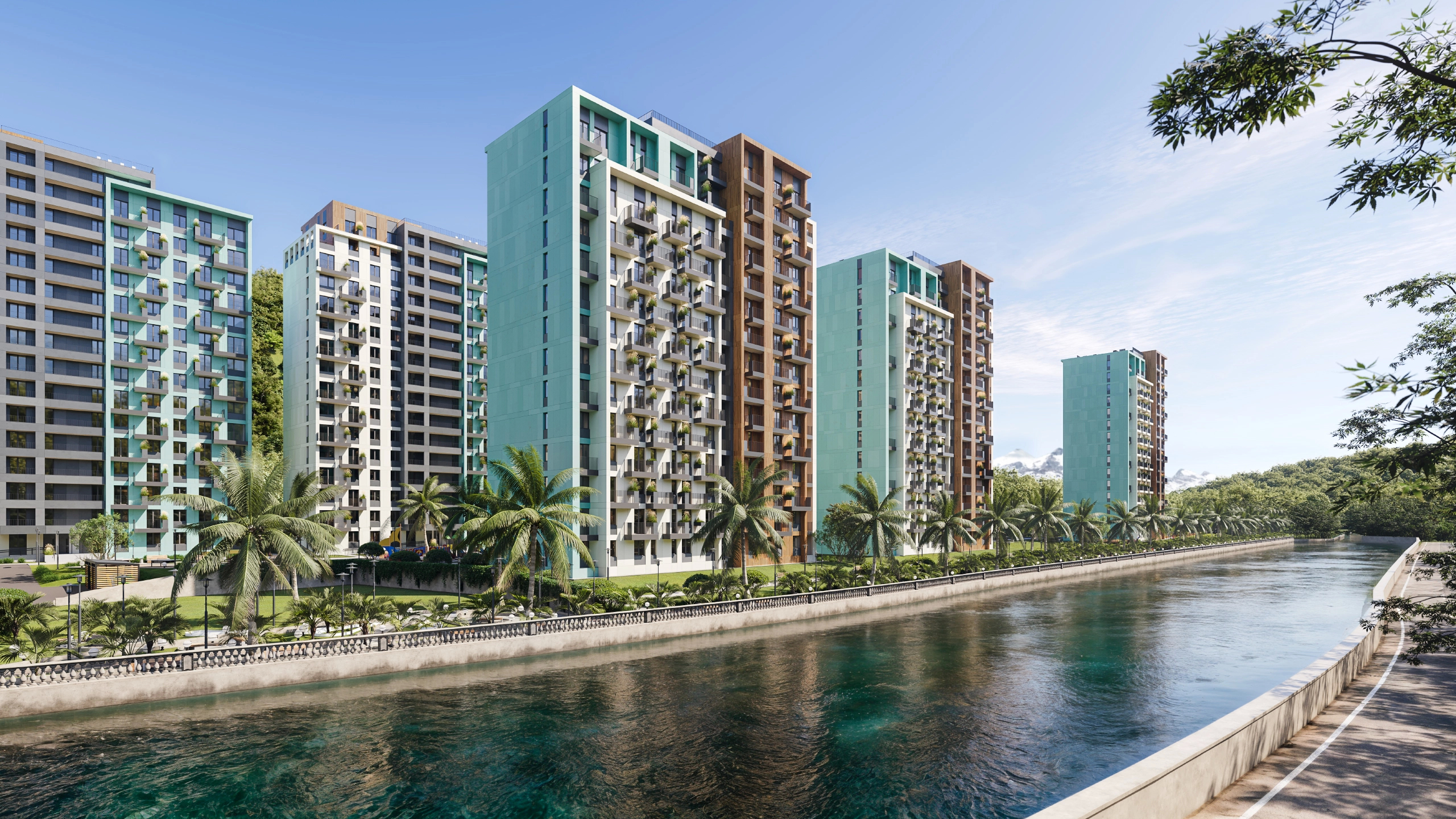 Визуализация для комплексной застройки