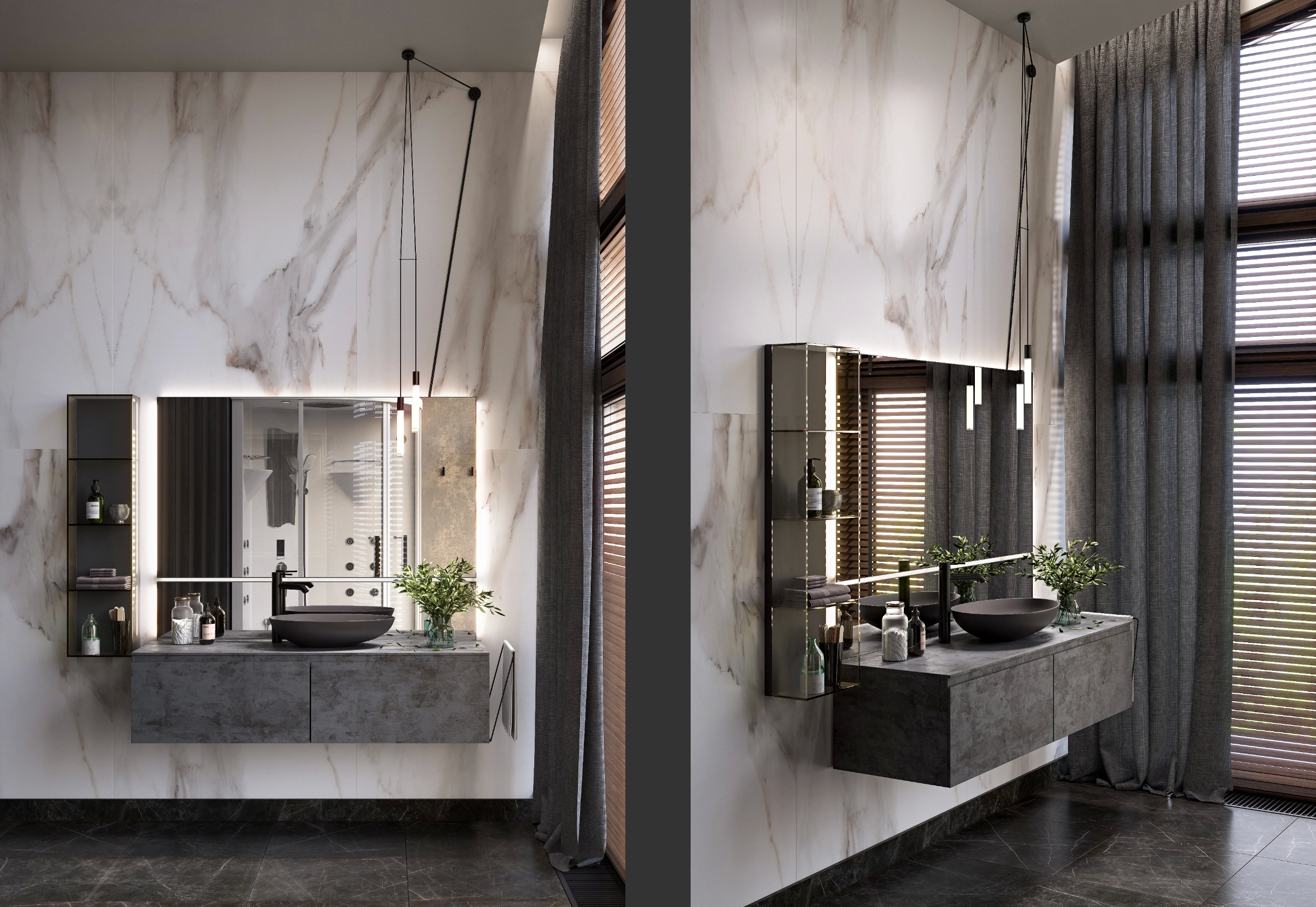 Визуализация для ванной комнаты